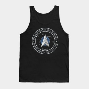 United States Space Force Vintage Official Logo Tank Top